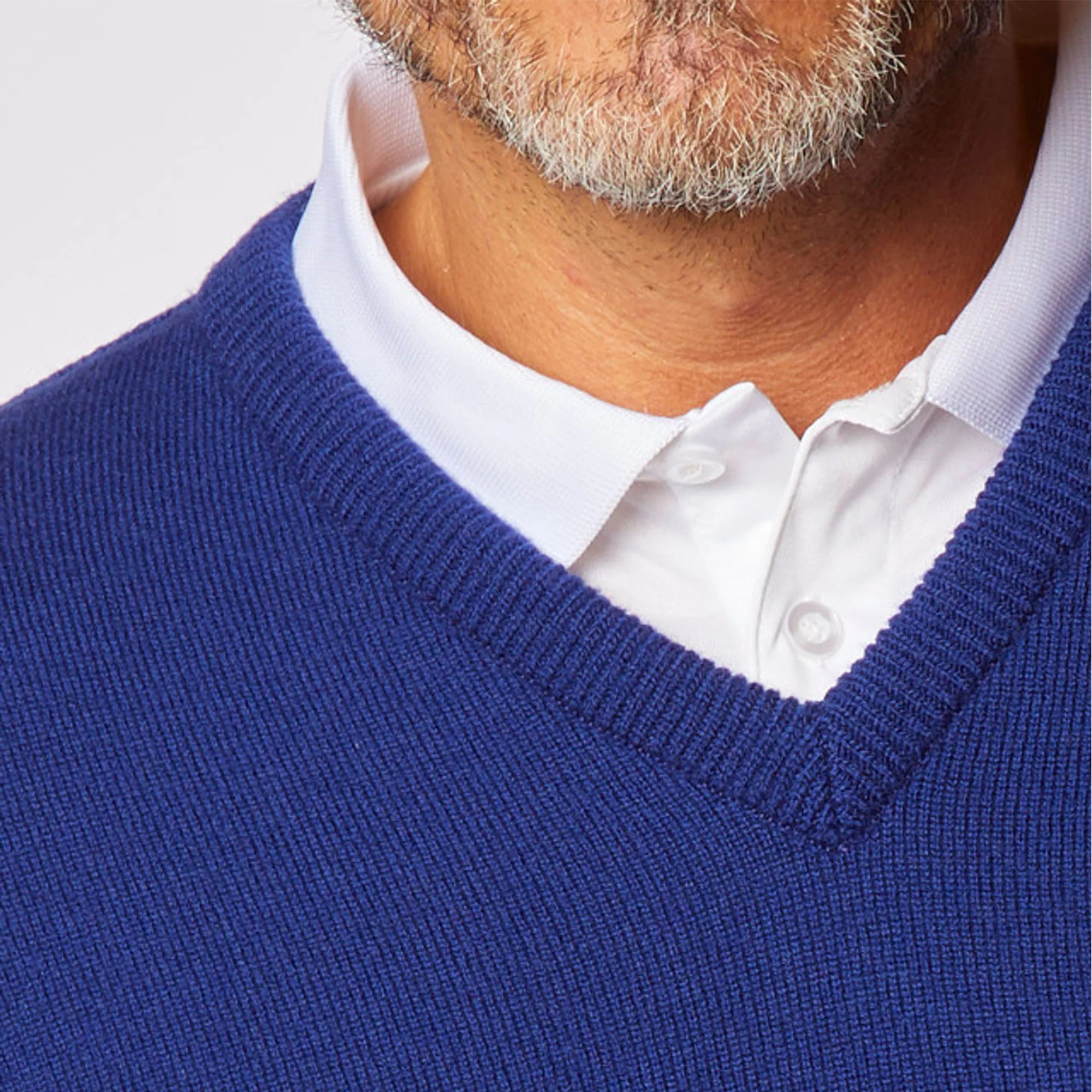 Spirol Lambswool V Neck Jumper - Image 3