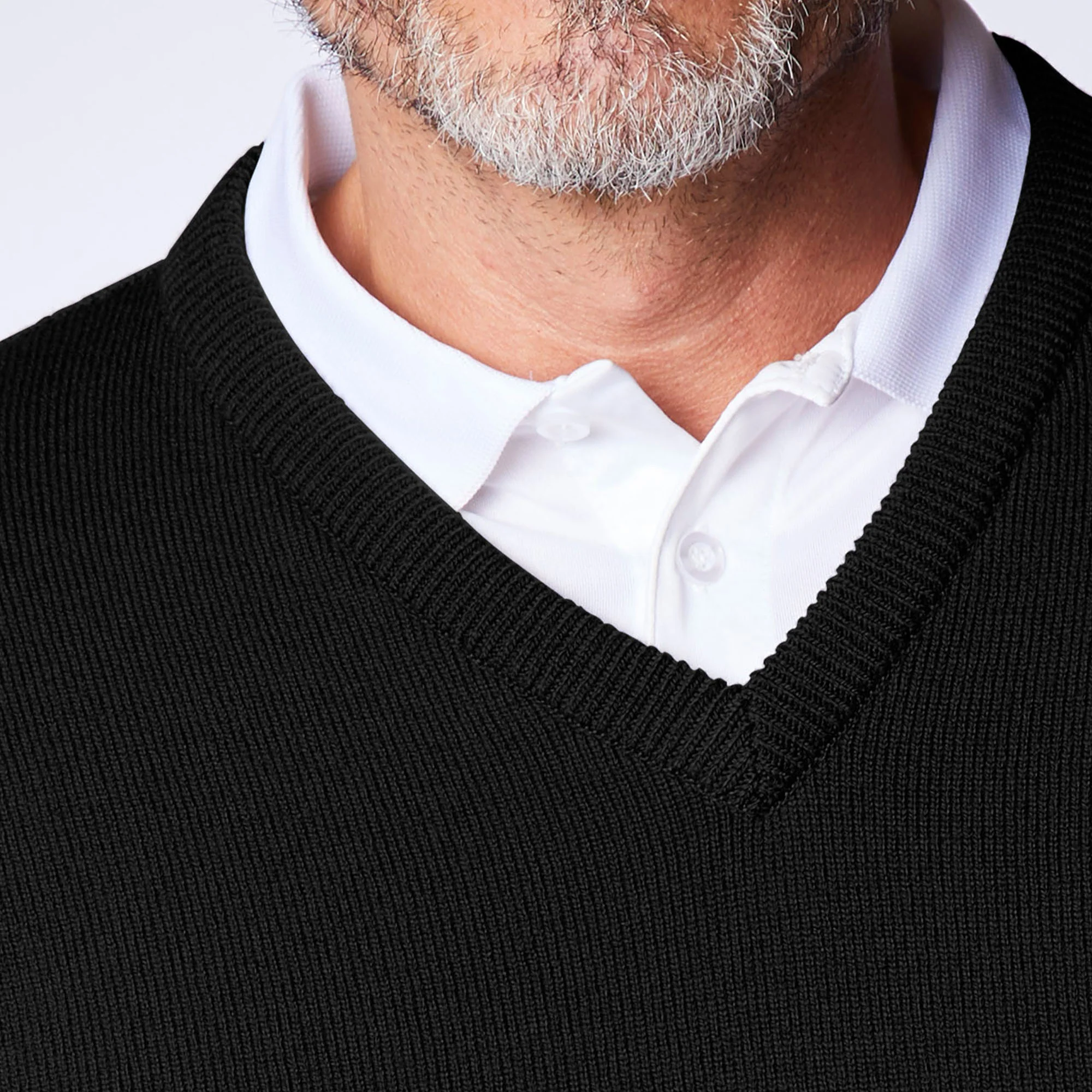 Spirol Lambswool V Neck Jumper - Image 3