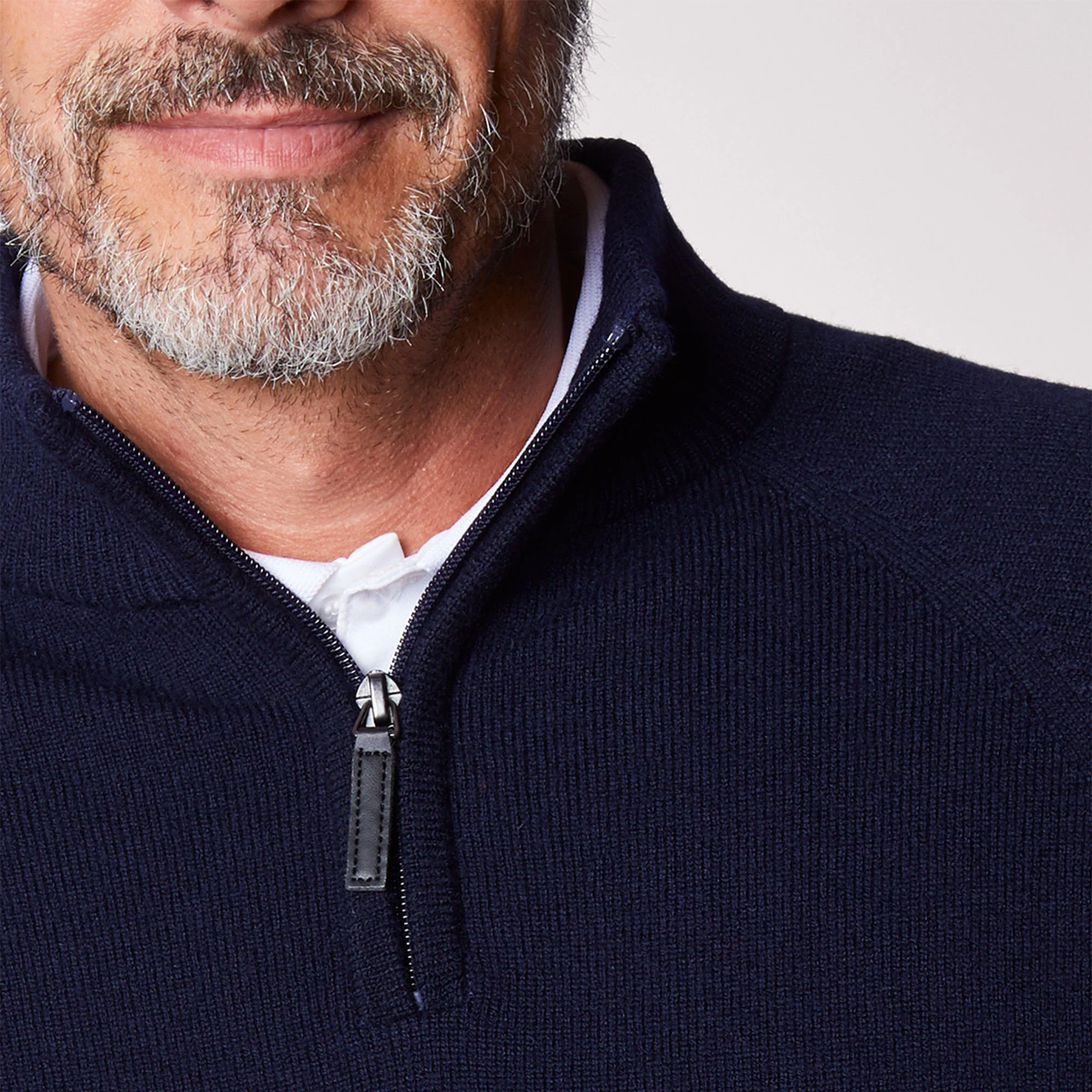 Spirol Lambswool Zip Neck Jumper - Image 3